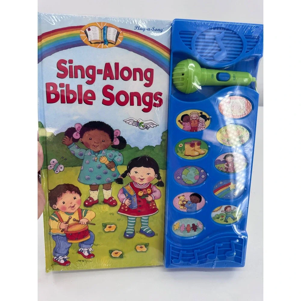 Publications International Sing-Along Bible Songs Talking Sound Book Vintage New